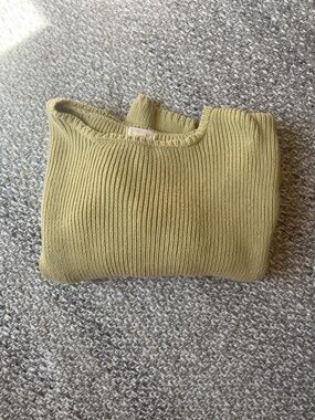 Honest Cotton Travel Sweater in Fennel